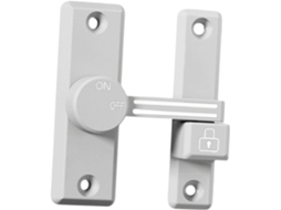 Fechadura De Porta Com Luz, Trinco Com Trava Para Porta De Jardim, Casa, Garagem, Hotel, Banheiro, Branca, 6, 4x 7, 6cm