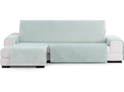 Capa de Sofá Chaise Longue TODOPARAMICASA Calma Verde (Braço Esquerdo - 290 cm)