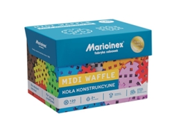 Brinquedo De Construção Marioinex Midi Waffle Construction Wheels, 120 Peças