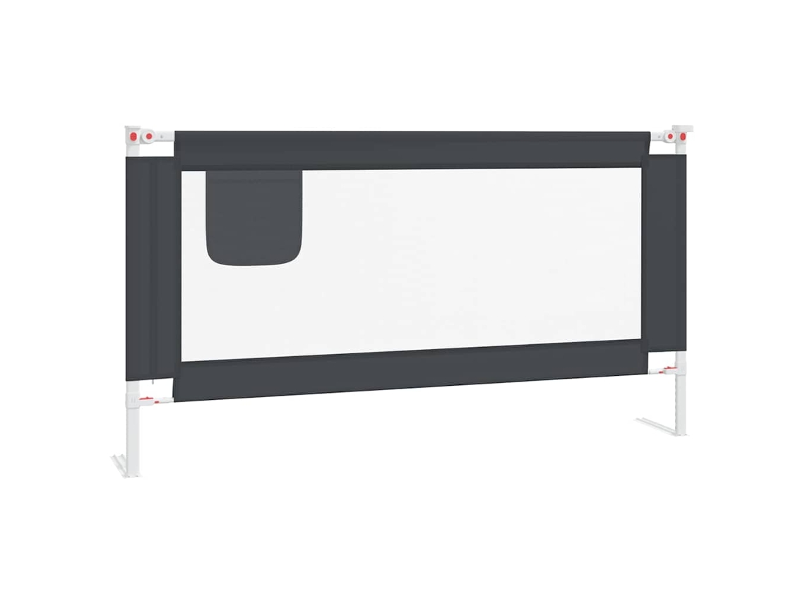 Barra De Segurança Para Cama Vidaxl Cinzeto Tecido (160x25cm)