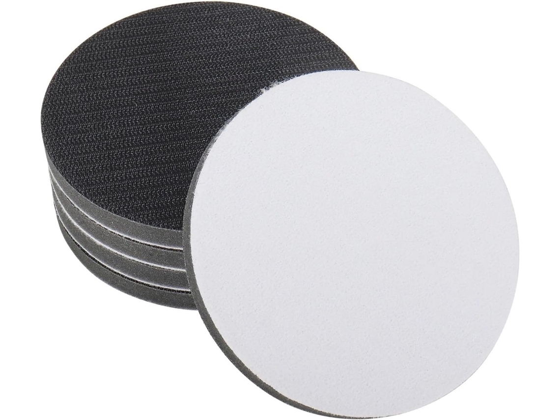 Boina De Espuma Macia 5/6 Polegadas Com Fecho Velcro, Base Para
