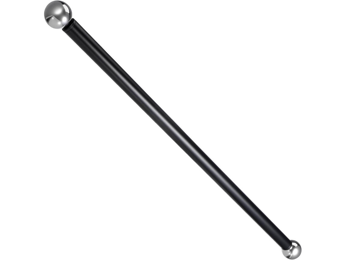 Alça Cruzada Preta para Poste de Iluminação Externa, Suporte de Metal, Acessório de Jardim para Pátio e SFUSHOS