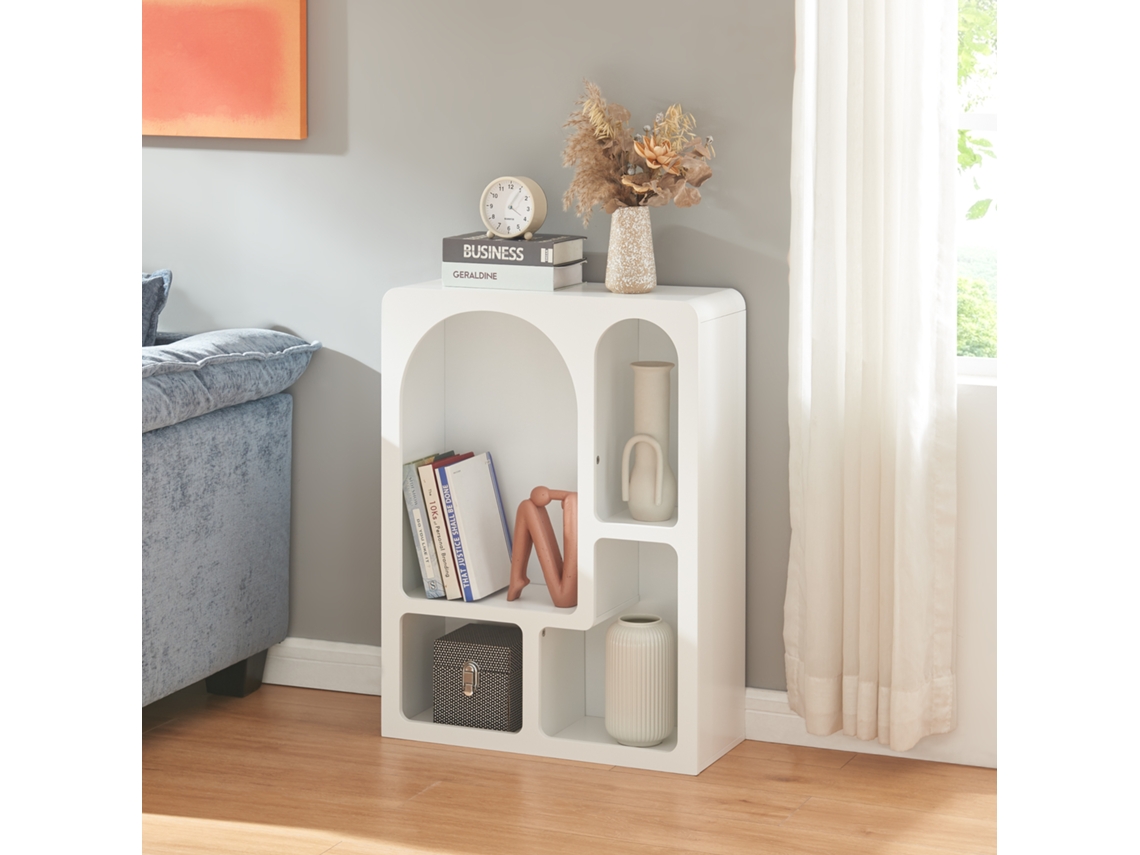 Estante de Chão Pequena Vågå 80X60X24 Cm Branco [EN.CASA]