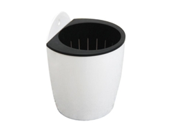 Vaso de Flores Redondo de Plástico para Suculentas de Cacto de Flores ALLINLESS
