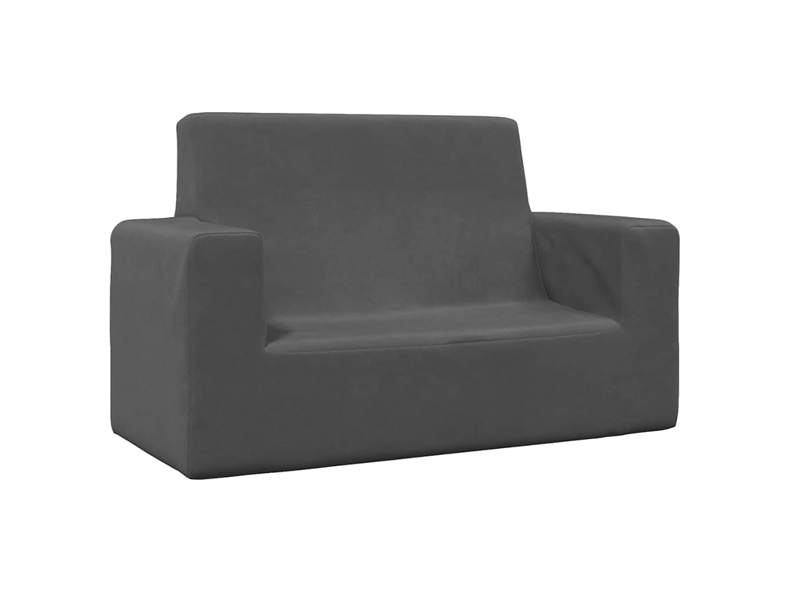 Kids Sofa, Kids Sofas Vidaxl Antracite Poliéster (2-seater)