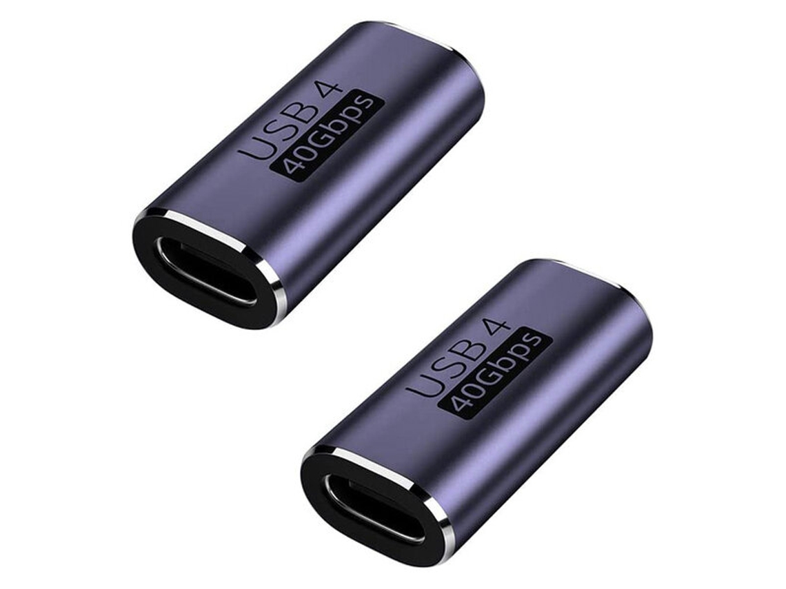 Adaptador Usb C Fêmea Para Fêmea 100w 40gbps 8k 60hz Tadvyyvayotoy