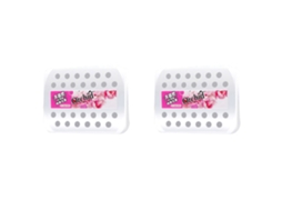 2x Aromatizadores Auto Sólidos Bálsamo Desodorizante de Longa Duração com Fragrância de Magnólia (230g)