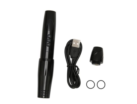 Caneta De Tatuagem Sem Fio Com Motor Coreless, Shader E Liner, Tela Lcd, Fonte De Alimentação Aiaididiy