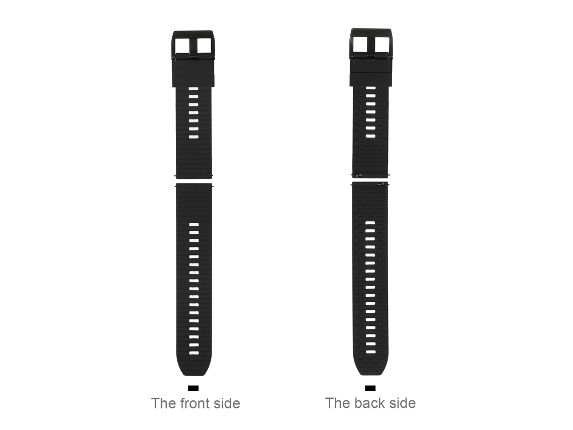 Aetheria pulseira de Relógio Silicone Macia 22mm com Fivela de Liberação Rápida Compatível com Relógios Inteligentes e Tradicionais