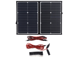 Pacote De Painel Solar Dobrável Externo (40w De Alta Potência, Impermeável E Portátil)