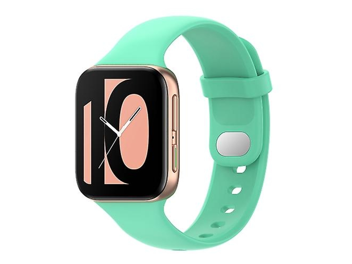 Bracelete de Smartwatch para Oppo Watch 46Mm Faixa de Relógio de Silicone Permanece Azul e Verde VENISYMLIS
