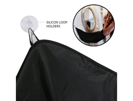 Noir, Avental De Barbeiro Inovação De Barbear Fácil Para Homens, Cabeleireiro Bavoir Para Cortar Cabelo Savfy