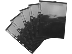Ultechnovo 5 Peças Classeur À Timbres Álbum Reto-verso Para Colecionadores Páginas Para Timbres E Boletos