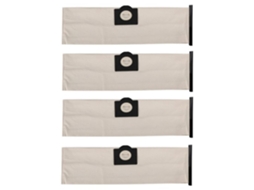 4 Peças de Bolsas de Filtro Laváveis para Karcher Rowenta Wd3 Rremium Wd3200