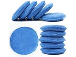 Conjunto De 6 Esponjas Azuis Para Polimento De Carros Com Aplicadores De Espuma Duráveis.