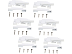 Gadpiparty Conjunto Com 6-travas Para Janelas Deslizantes, Travas Para Portas Deslizantes