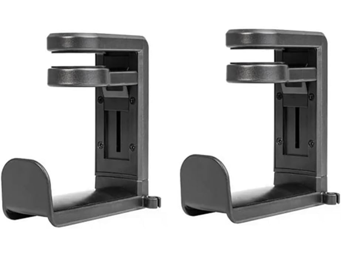 Support De Casque À Clip De Table Rotatif À 360 Degrés Sans Perçage, 2 Pièces, Accessoires De Rangement.