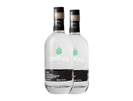 Tequila CRUZPLATA Blanco (0.7 L - 2 Unidades)