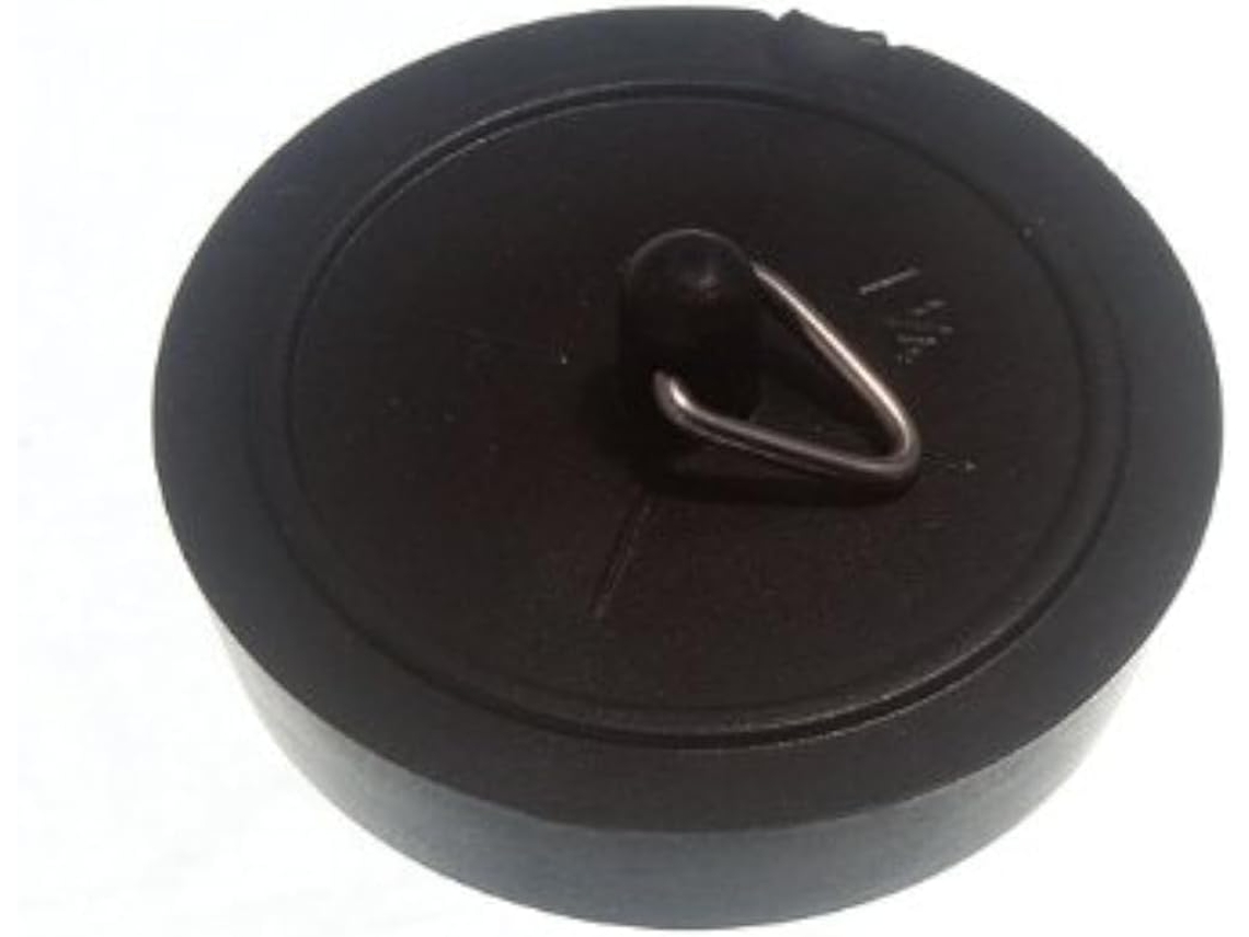 Kit Com 10 Tampões De Pia De Plástico Preto De 38 Mm Para Uso Faça Você Mesmo.
