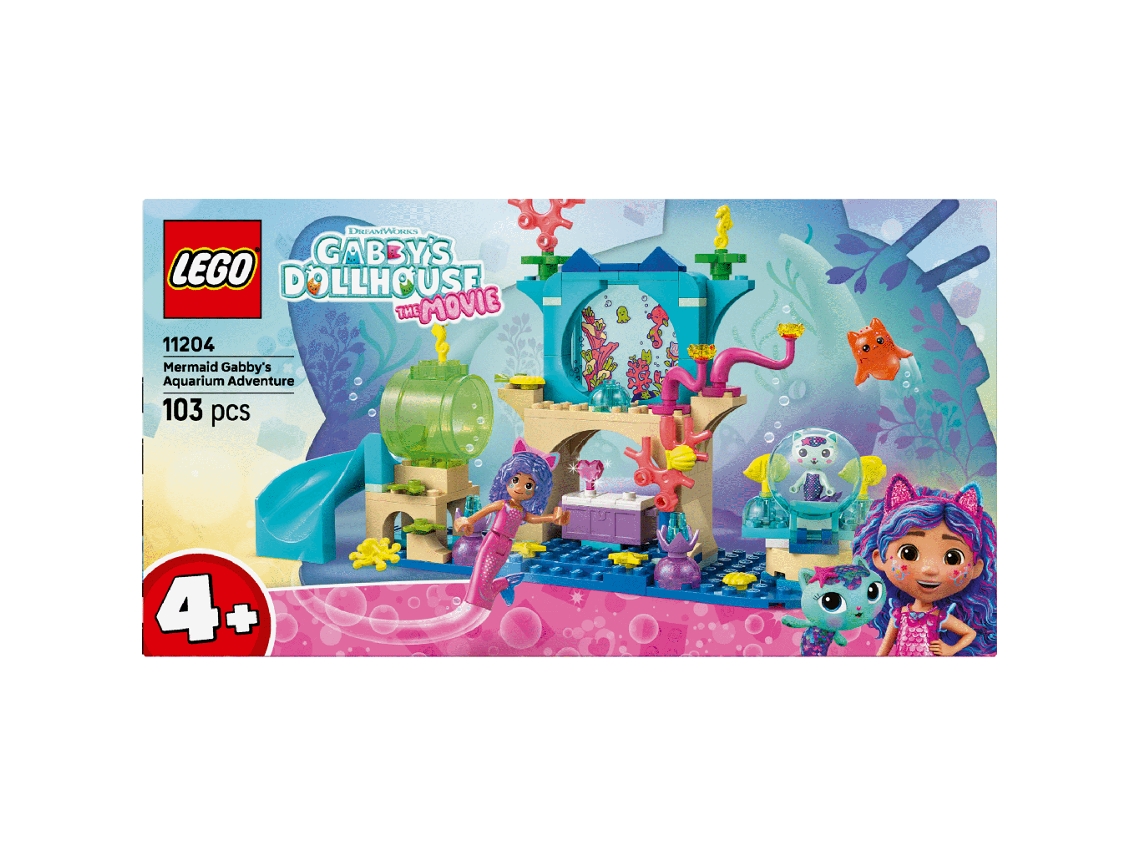 LEGO Gabby's Dollhouse: Aventura No Aquário Da Gabby Sereia - 11204