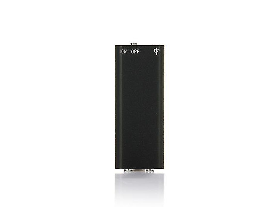 Mini Gravador Ativado Por Voz, Bateria Recarregável De 8 Horas, Para Palestras Em Reuniões 4 Gb Yizhood (preto)