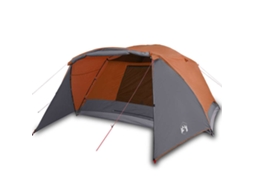 Tenda de Campismo com Avançado para 4 Pessoas Impermeável Laranja MAISON EXCLUSIVE