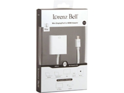 Adaptador LORENZ BELL LB312 (Outlet Caixa Aberta - MacBook - Mini DisplayPort - VGA - 15 cm)