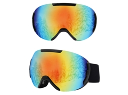 Óculos de Esqui e Snowboard Vermelhos com Proteção Uv e Antiembaçante BRILVIBERA