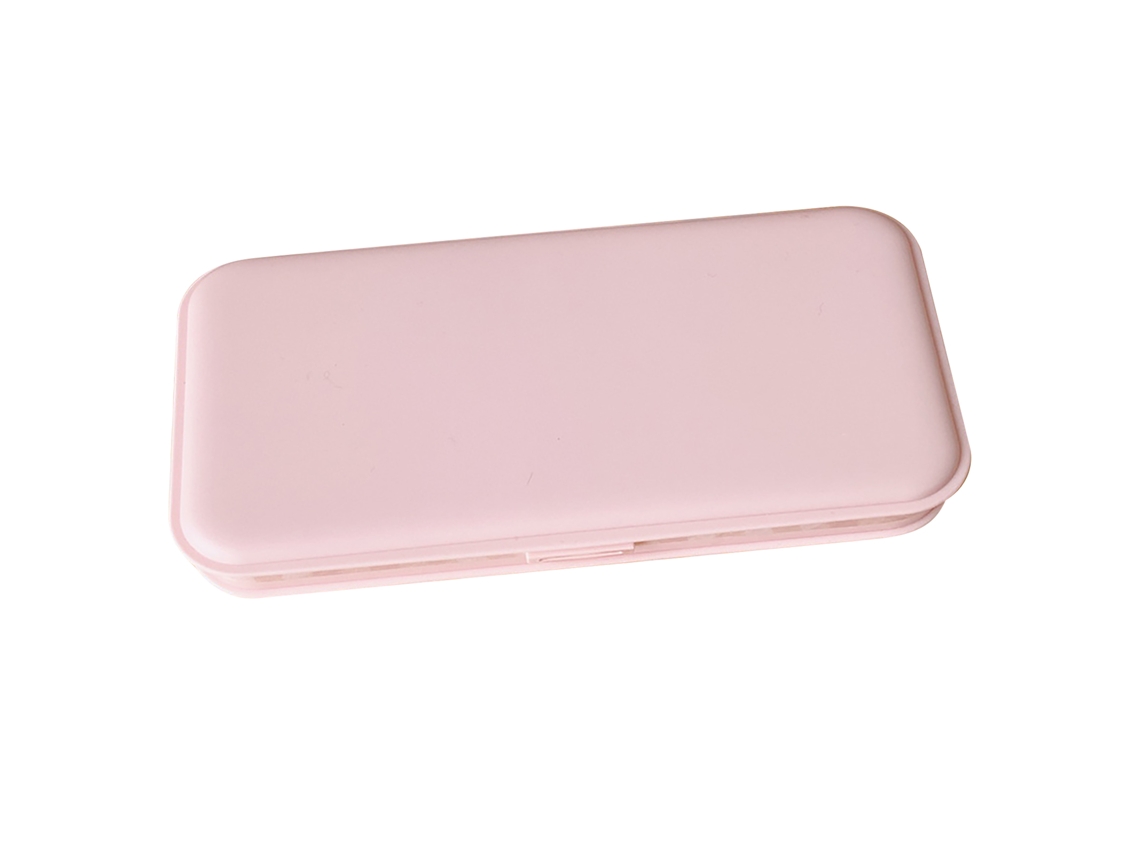 Estojo de lápis de grande capacidade, à prova d'água, compacto, leve e elegante, para meninos, meninas e estudantes, rosa claro.