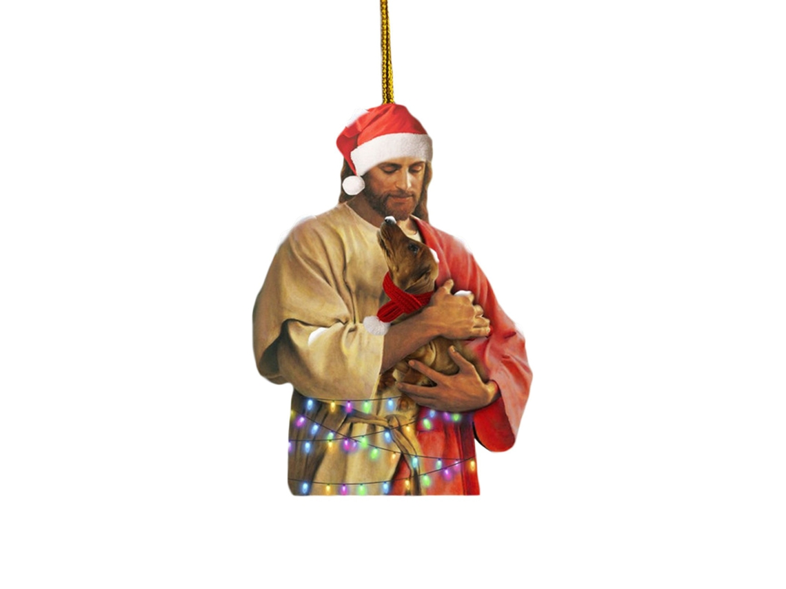 Laxiscreed Pingente De Árvore De Natal Em Acrílico Para Decoração E Presente Infantil