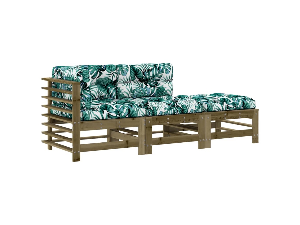 Garden Lounge Set, Garden Lounge Sets Vidaxl Marrom Madeira De Pinho Impregnada (n/a)