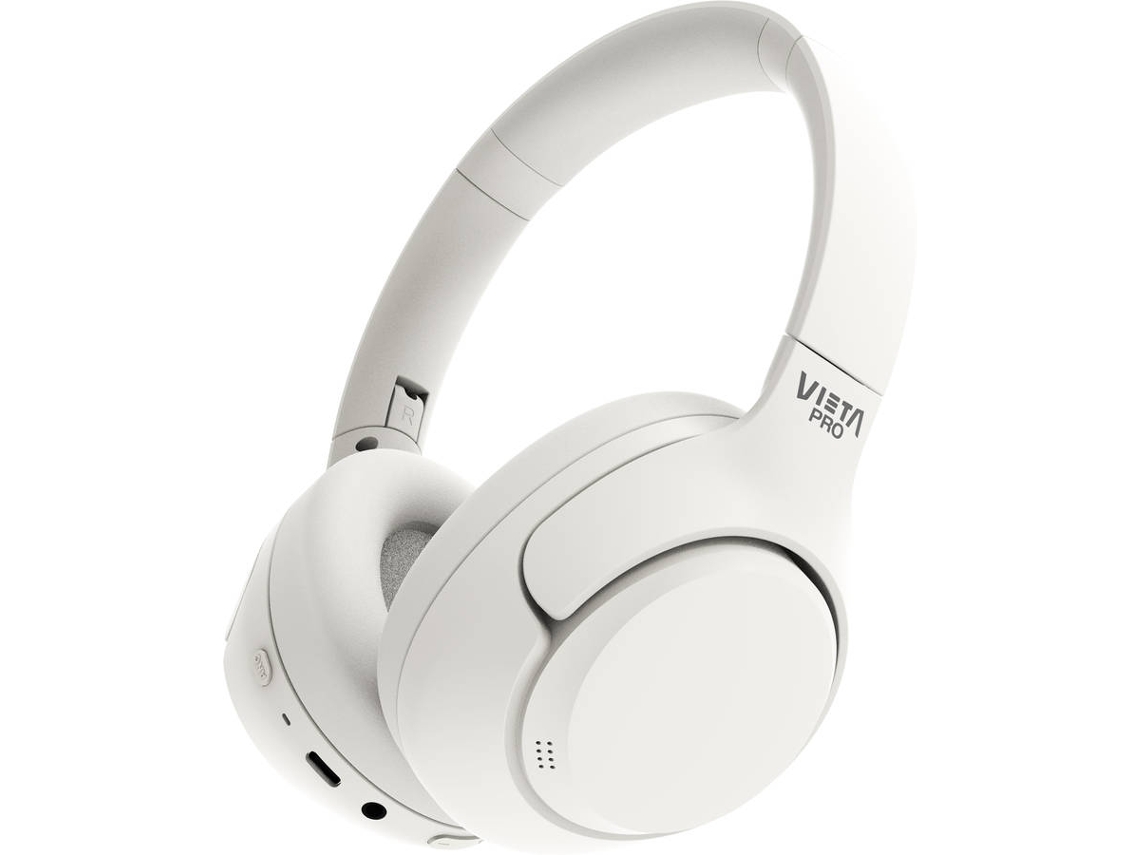 Auscultadores Bluetooth VIETA Calm 2 (Over Ear -  Microfone - Branco)