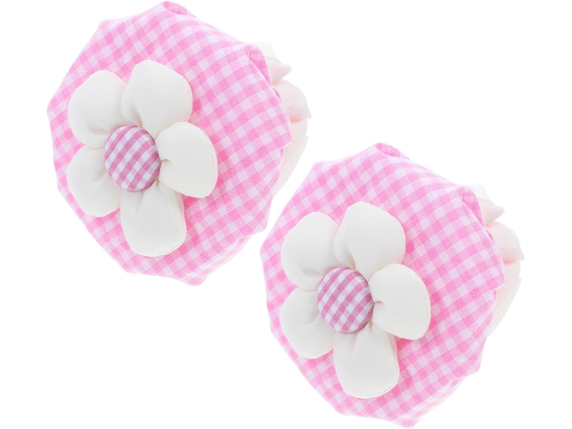 Conjunto De 2 Capas Protetoras Redondas Para Maçanetas Portas, Em Tecido Floral, Para Meninos E Meninas, Ideais Para