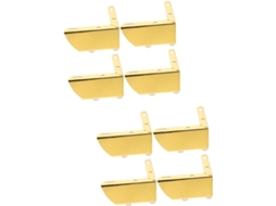 Mipcase Conjunto De 8 Pés Móveis Com Solado Resistente, Dourados, Para Sofás, Armários E Cômodas Resistentes A Arranhões