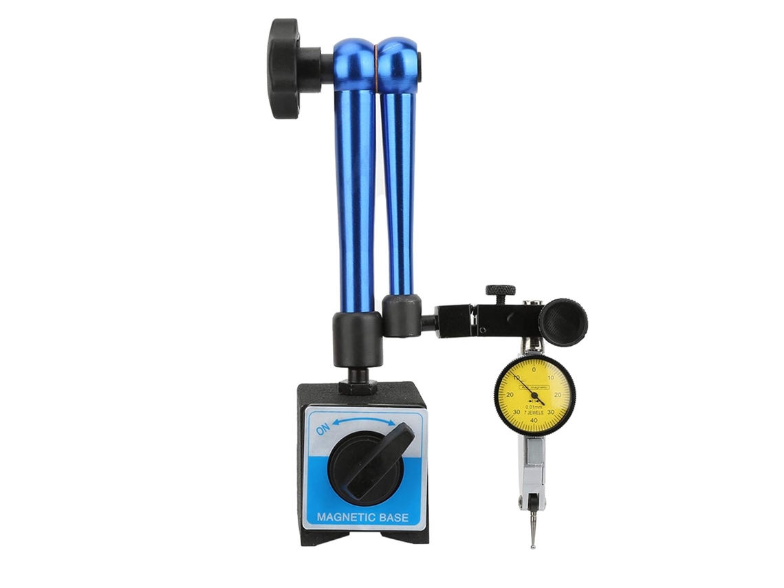 Suporte Magnético Flexível Para Indicador De Mostrador Dti Com Base Magnética E Teste Azul