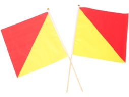 Bandeiras De Sinalização Para Festas, Bandeiras De Mão Pequenas, Alta Visibilidade. Bandeiras De Sinalização Para Festas, Bandeiras De Gokoco