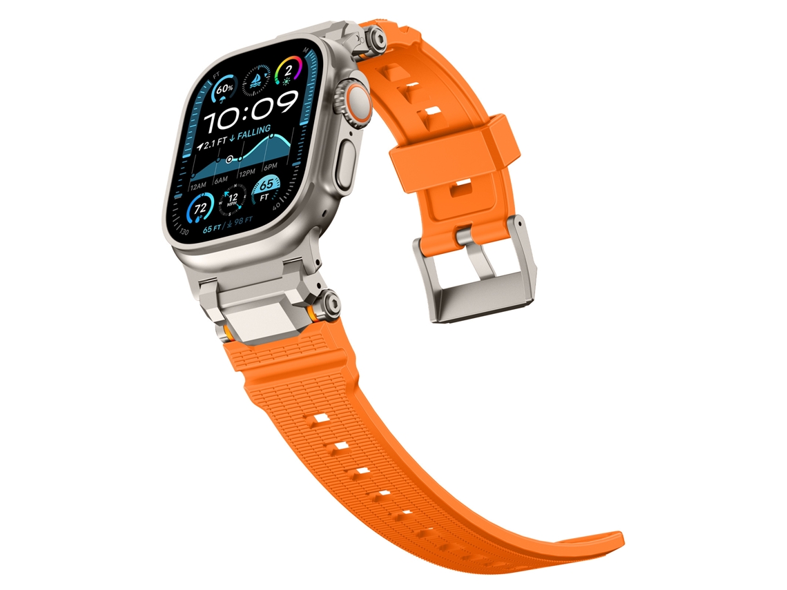 Bracelete para Apple Watch 44/45/46/49mm Laranja XIAOMOYU