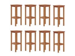 Bar Stool, Bar Stools Vidaxl Marrom Madeira De Acácia (n/a)