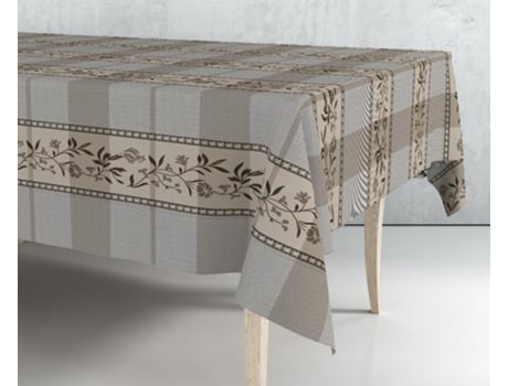 Toalha de mesa em rolo Exma Borracha Castanho Bege Clássico 140 cm x 25 m