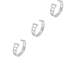 Pulseira de Couro para Smartwatch Acessórios para Smartwatch em Aço Inoxidável SFUSHOS (1 Unidade)