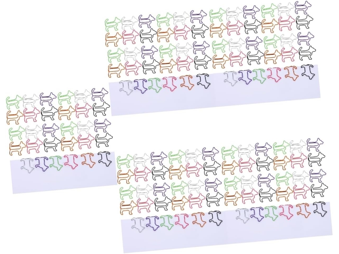 Angoily Paper Clips Série 5com Cachorrinhos Fofos Cães Acessórios Difundos Casamento 60 unidades X 5