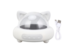Caixa De Som Bluetooth Portátil Sem Fio Com Luz Ambiente E Som Surround 360 Graus Para Interior E Exterior