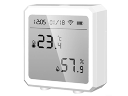 Higrômetro Termômetro Wi Fi De Alta Precisão Hasaller, Monitoramento Remoto, Display Led, Notificações Por