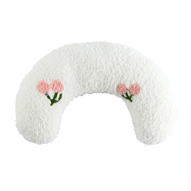 Almofada Pequena para Gatos, Proteção para o Pescoço, Sono Profundo, Almofada Formato U para Filhotes AQUAFORGE