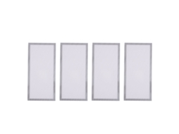 Capas Magnéticas de Vento 5.5x12 Polegadas Brancas Pvc