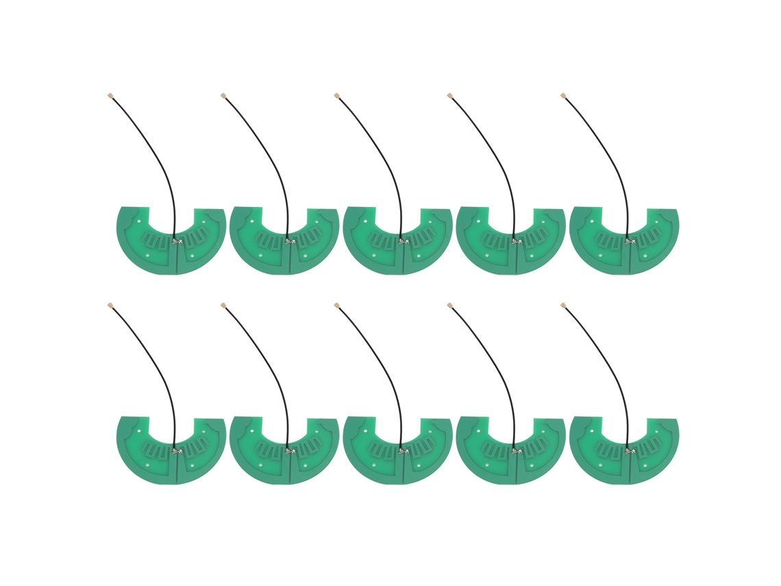 Conjunto De 10 Antenas Internas Em Formato U Para Estabilização Sinal 4g 8dbi Placa Circuito Impresso Rígida Com Antena Integrada