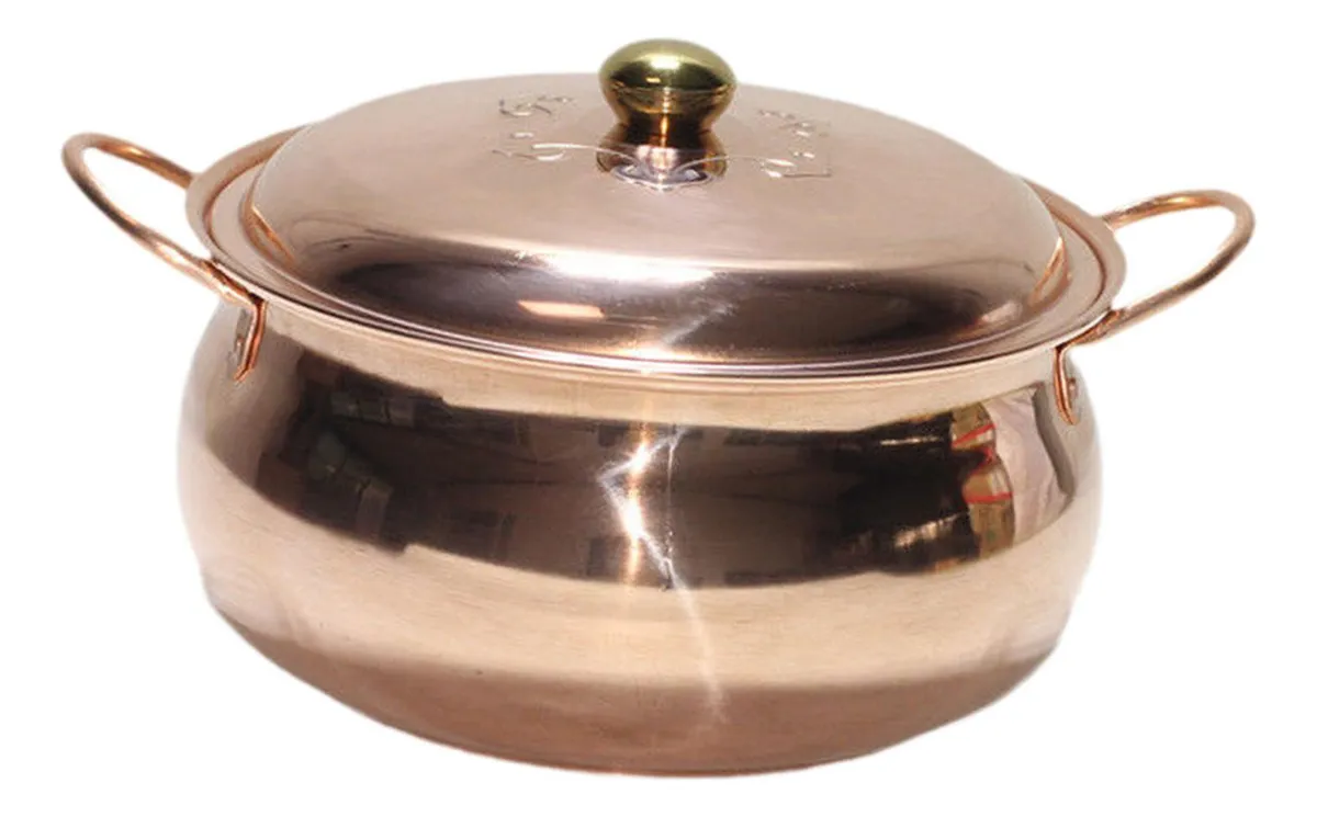 Panela De Sopa De Cobre, Panela Quente Martelada, 26 Cmvayotoy