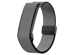 Pulseira Panoona Para Google Fitbit Air Pulseira Nylon Fecho Magnético Ajuste Rápido Preto