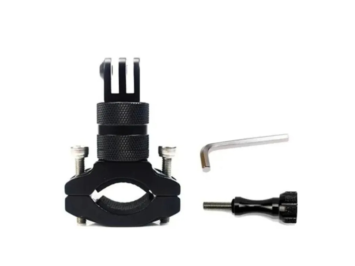 Black Sports Camera Bike Mount Bracket 360° Aluminium Alloy Motion Camera Bike Holder For Hero 7 LAXISCREED
