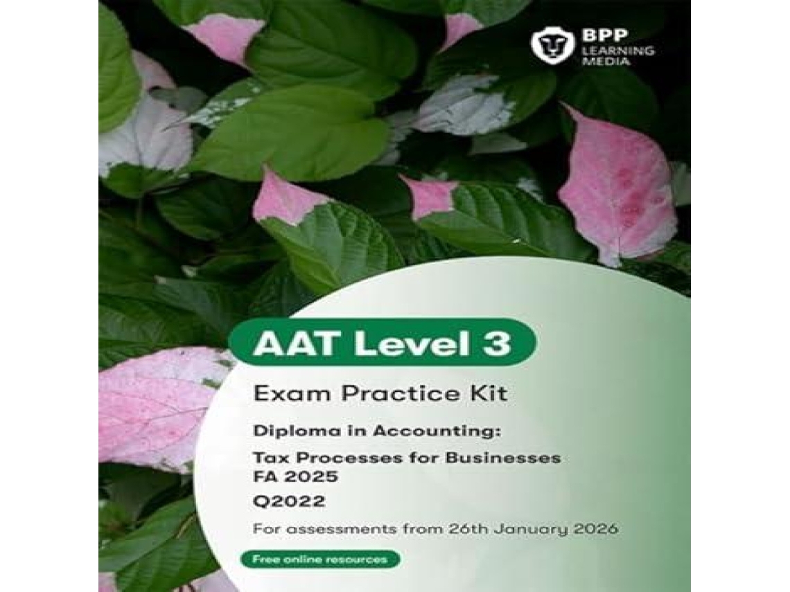 Livro AAT Tax Processes for Businesses de BPP Learning Media (Inglês)